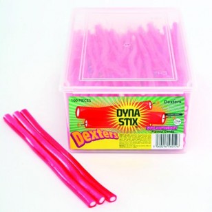 Dexters Dyna Stix Bubble Gum Tub  FLAVOUR HALAL TUB 110 PCS